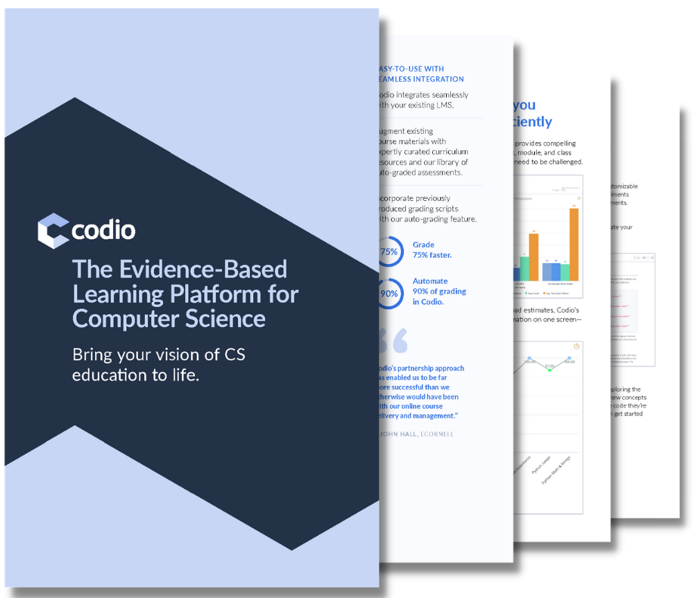 The Codio Platform Guide The Codio Platform Guide
