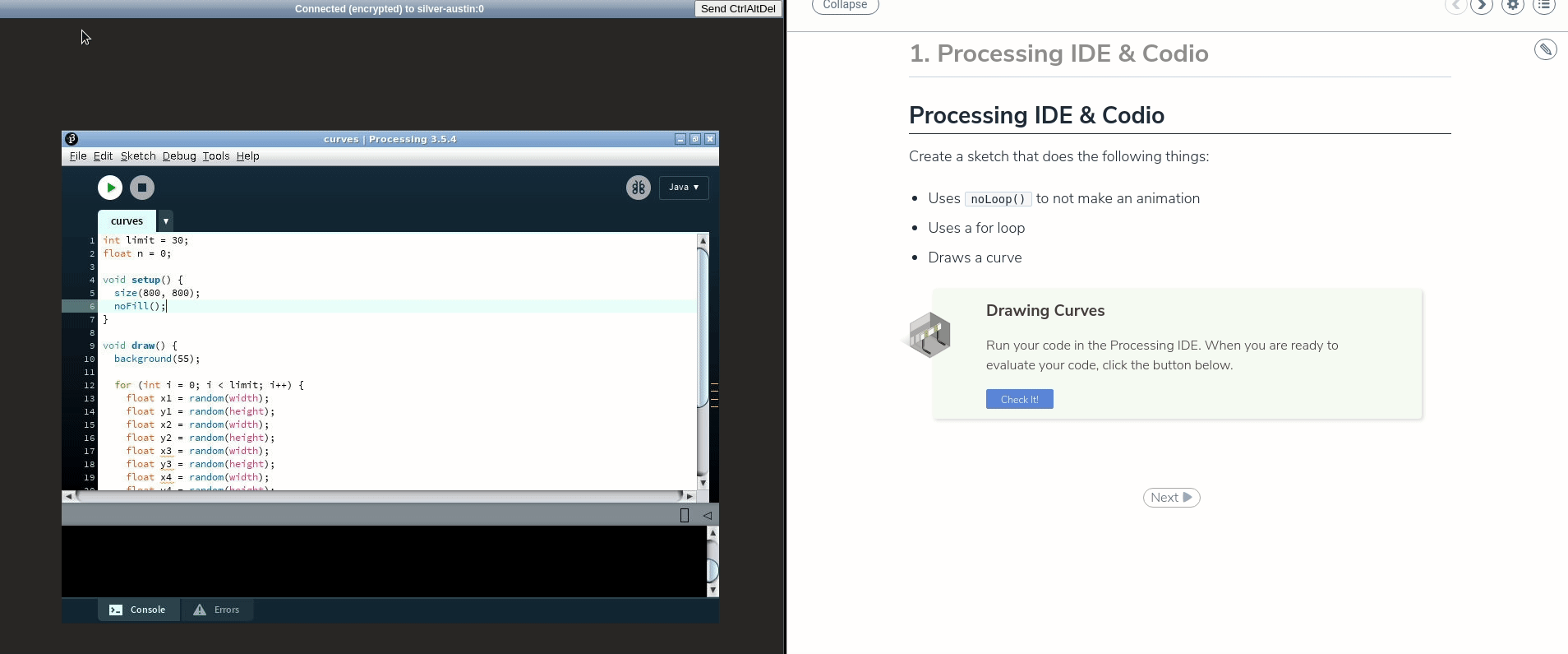 Blog - Teaching Processing - 10.13.20