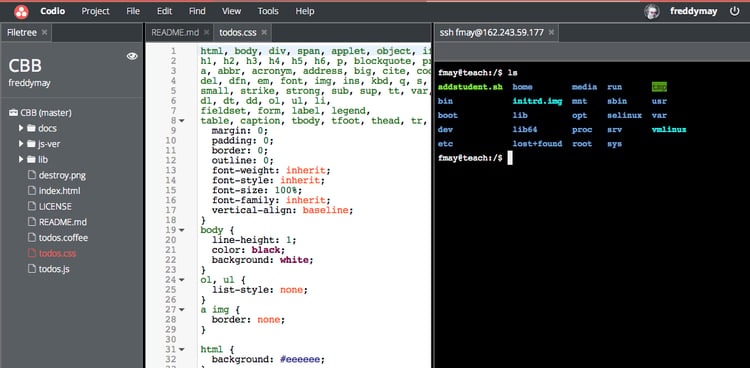 Developing Back End Code