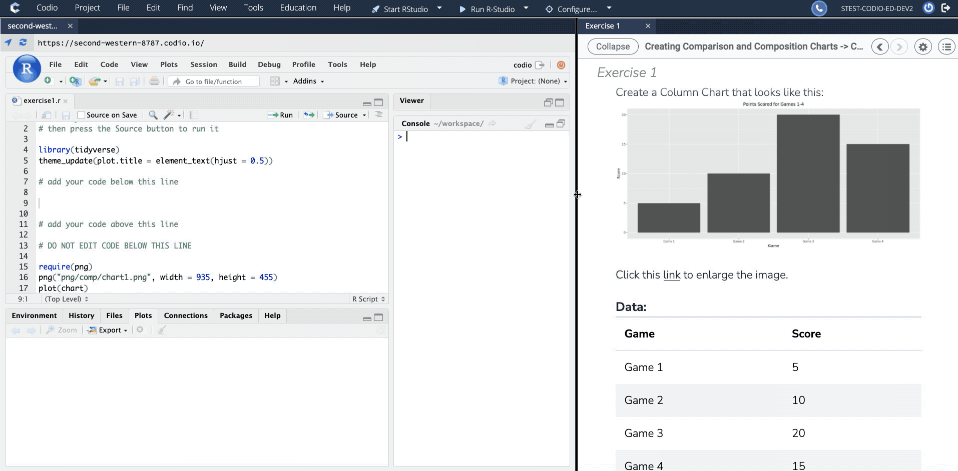 R and Python Courses for College and University | Codio