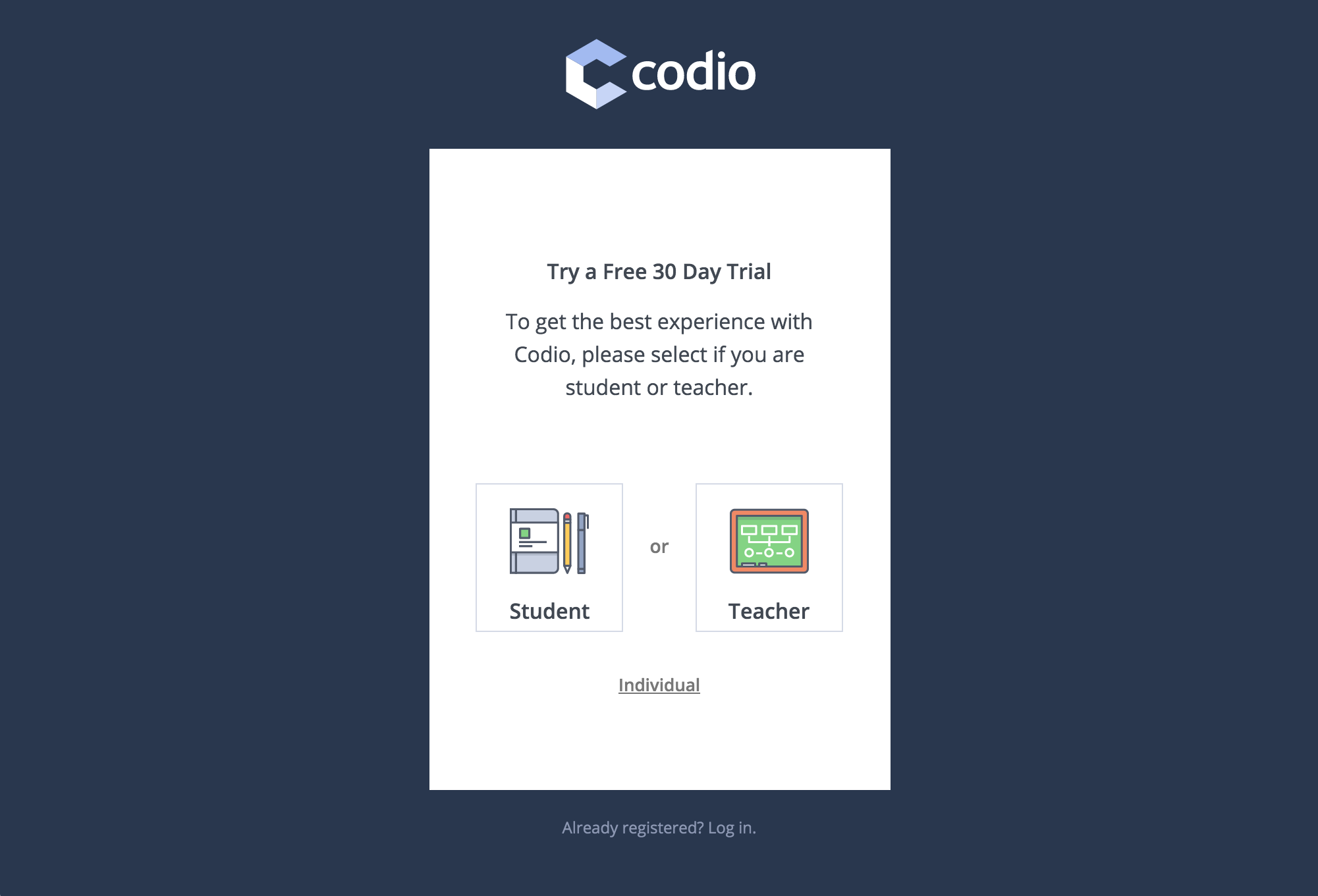 Join a Codio class using an invite URL