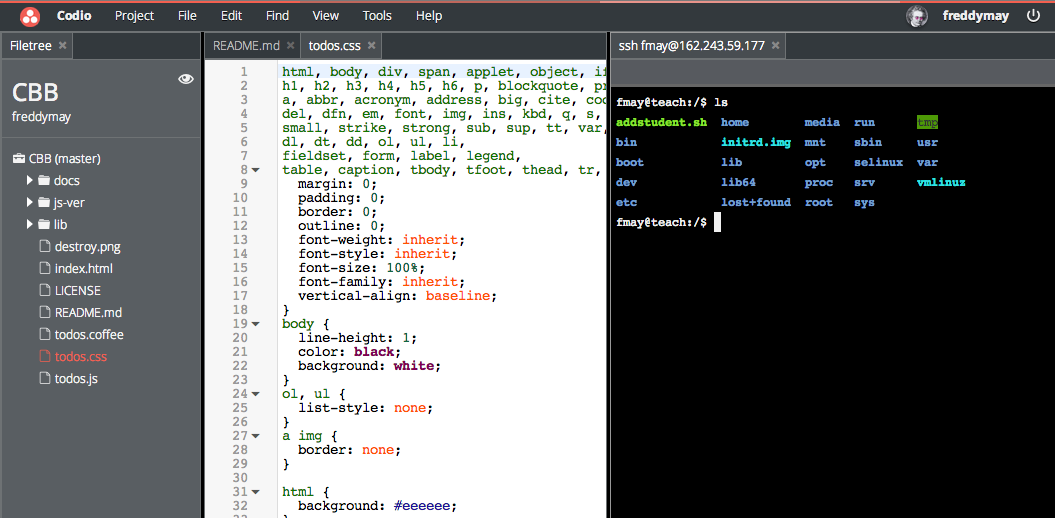 Developing Back End Code